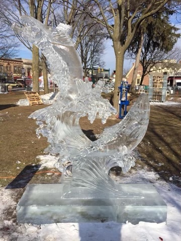 Unique Sea Creature Ice Sculpture