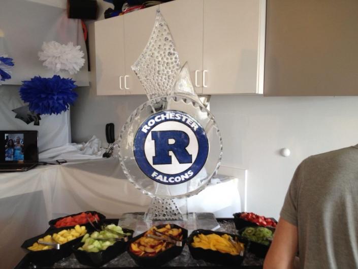 Graduation Day Fruit Ice Display
