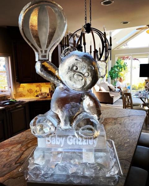 Teddy Bear Ice Sculpture