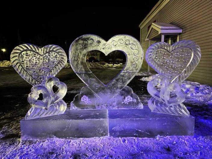 Multi-Heart Ice Display