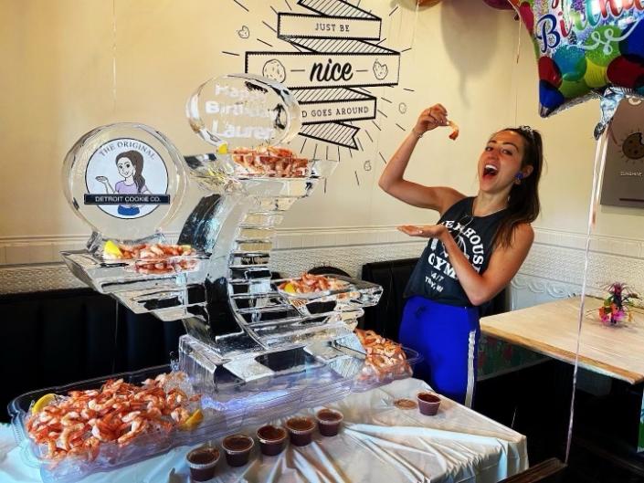 Detroit Cookie Co Ice Display