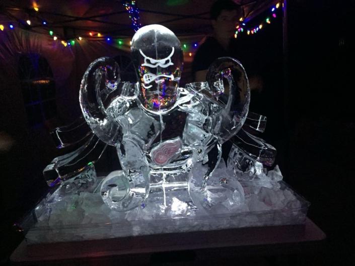 Red Wings Playoff Luge