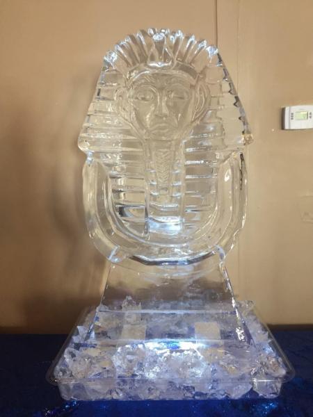 Pharaoh Bust Ice Sculpture