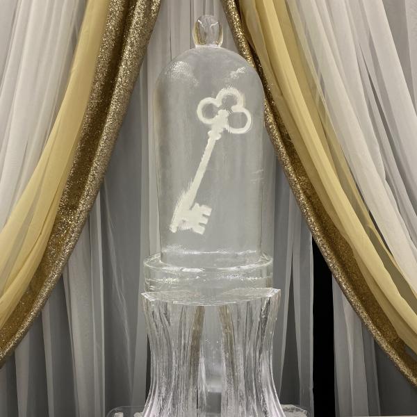 Enclosed Key Ice Sculpture